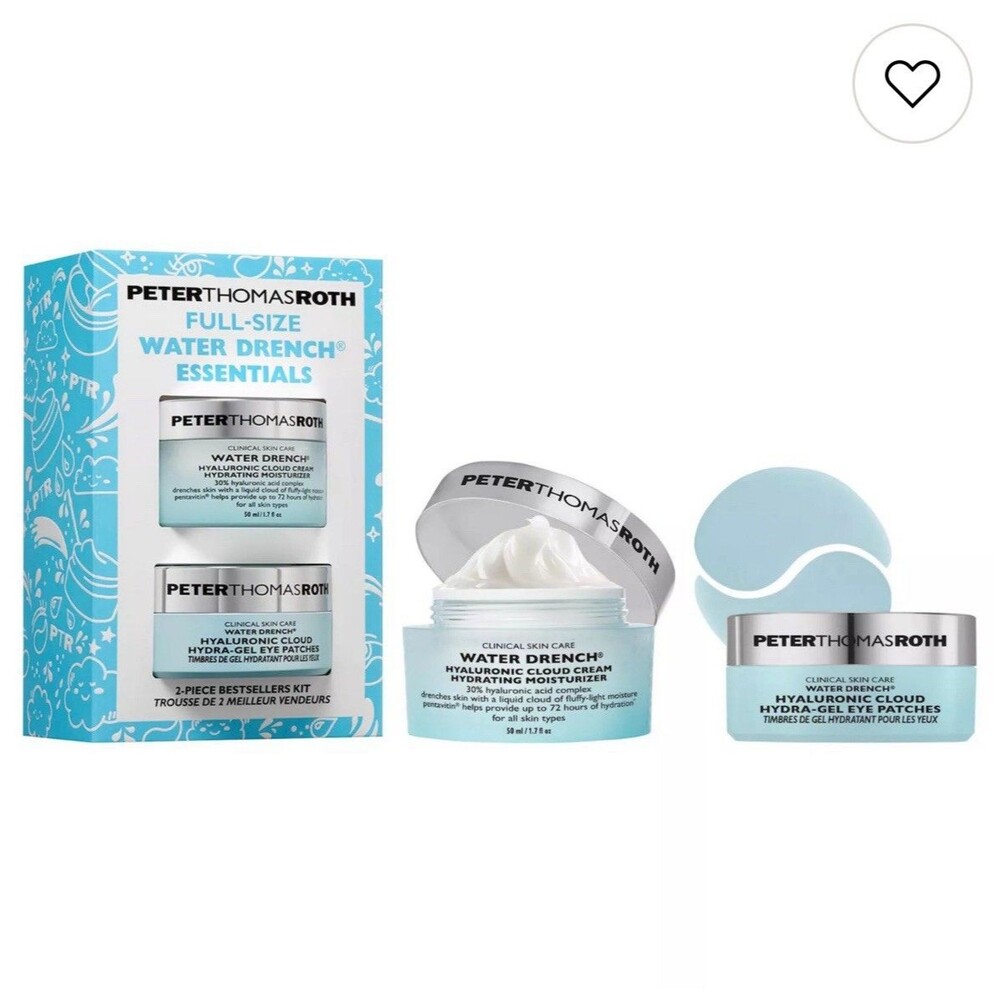 Peter Thomas Roth Hydration Set Eye Patches + Moisturizer FULL SIZE
